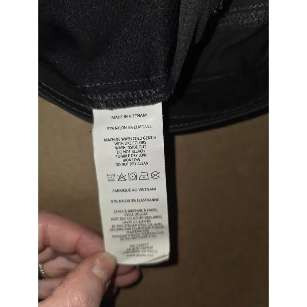 Prana Cargo Pants Men 38x29 Breathe Belted Hiking Outdoor Roll Up Dark Gray